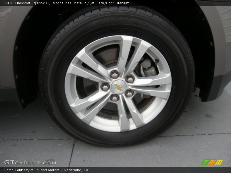 Mocha Steel Metallic / Jet Black/Light Titanium 2010 Chevrolet Equinox LS
