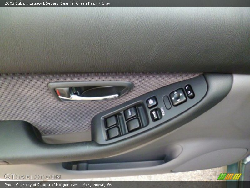 Seamist Green Pearl / Gray 2003 Subaru Legacy L Sedan