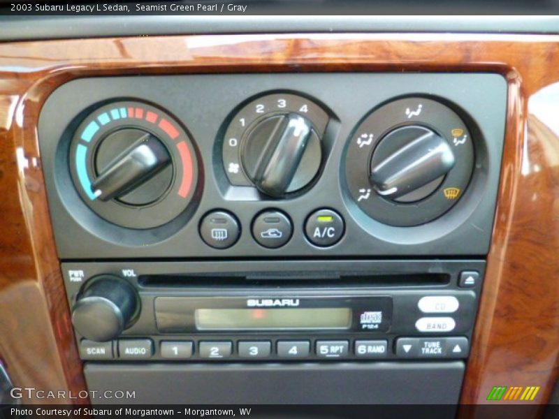 Seamist Green Pearl / Gray 2003 Subaru Legacy L Sedan