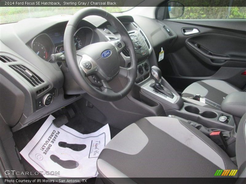 Sterling Gray / Charcoal Black 2014 Ford Focus SE Hatchback