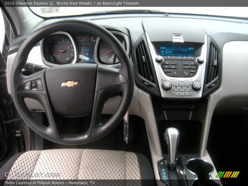 Mocha Steel Metallic / Jet Black/Light Titanium 2010 Chevrolet Equinox LS