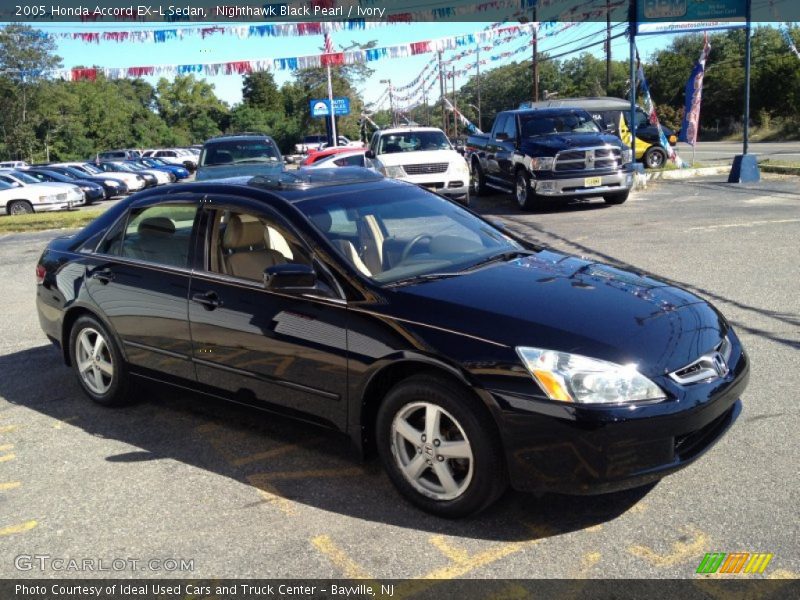 Nighthawk Black Pearl / Ivory 2005 Honda Accord EX-L Sedan