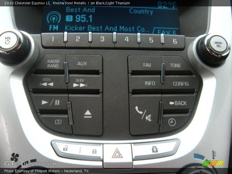 Mocha Steel Metallic / Jet Black/Light Titanium 2010 Chevrolet Equinox LS