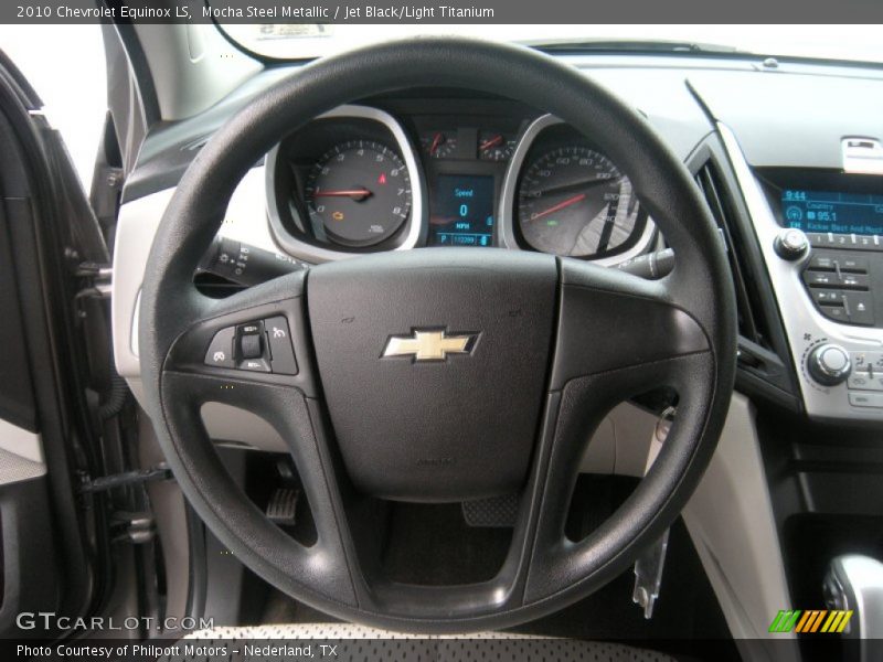 Mocha Steel Metallic / Jet Black/Light Titanium 2010 Chevrolet Equinox LS