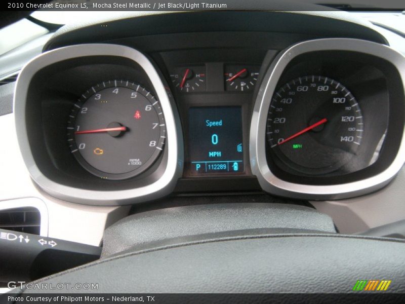Mocha Steel Metallic / Jet Black/Light Titanium 2010 Chevrolet Equinox LS