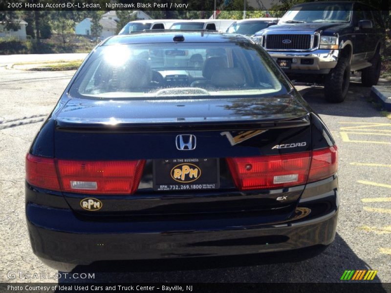 Nighthawk Black Pearl / Ivory 2005 Honda Accord EX-L Sedan