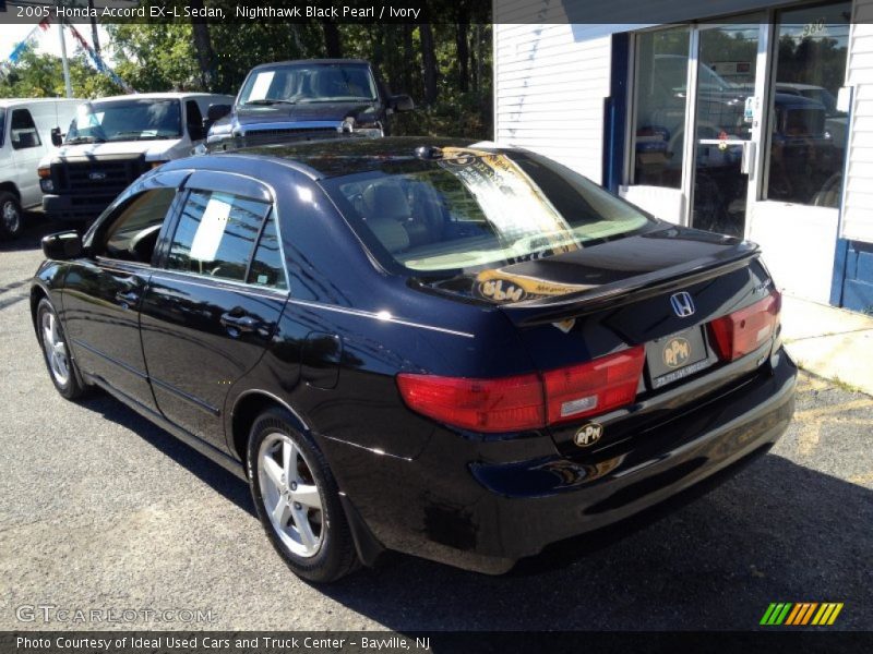 Nighthawk Black Pearl / Ivory 2005 Honda Accord EX-L Sedan