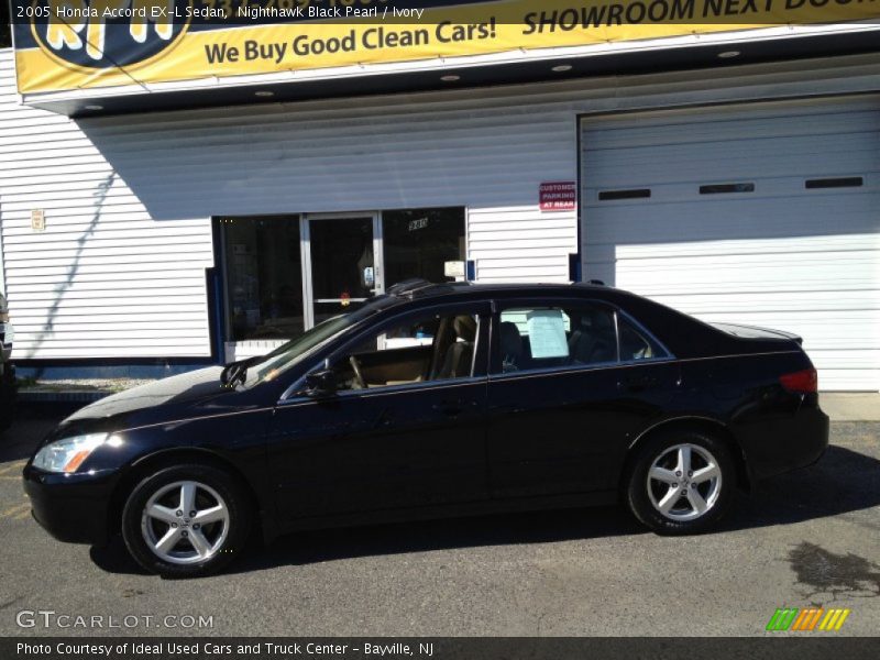 Nighthawk Black Pearl / Ivory 2005 Honda Accord EX-L Sedan