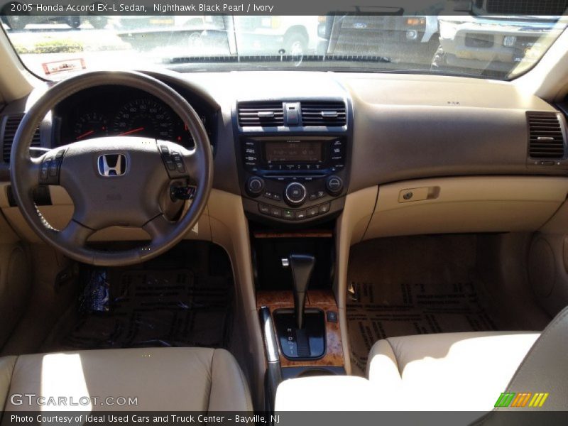 Nighthawk Black Pearl / Ivory 2005 Honda Accord EX-L Sedan