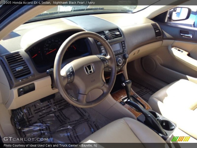 Nighthawk Black Pearl / Ivory 2005 Honda Accord EX-L Sedan