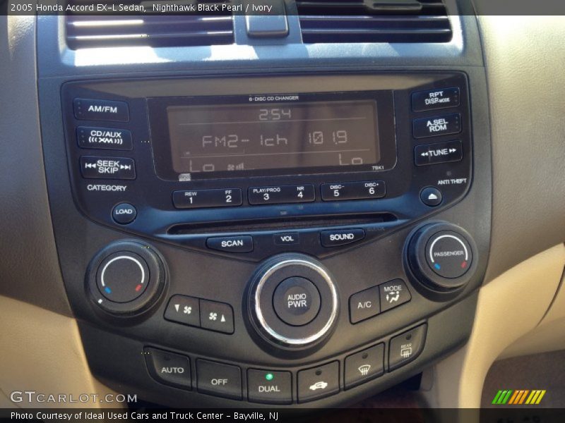 Nighthawk Black Pearl / Ivory 2005 Honda Accord EX-L Sedan