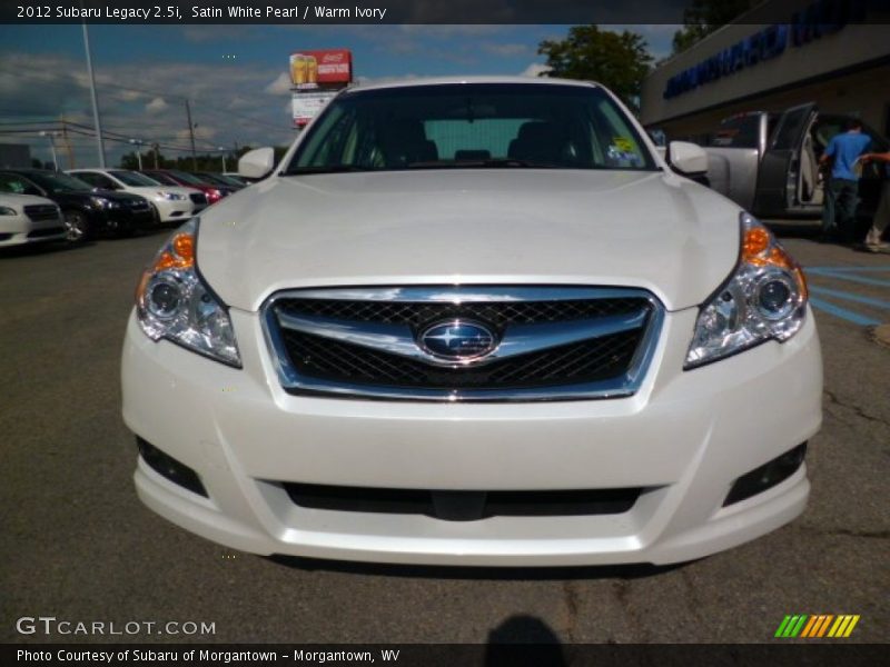 Satin White Pearl / Warm Ivory 2012 Subaru Legacy 2.5i