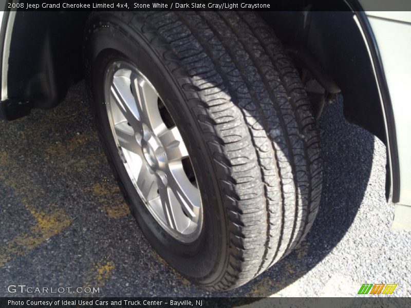 Stone White / Dark Slate Gray/Light Graystone 2008 Jeep Grand Cherokee Limited 4x4