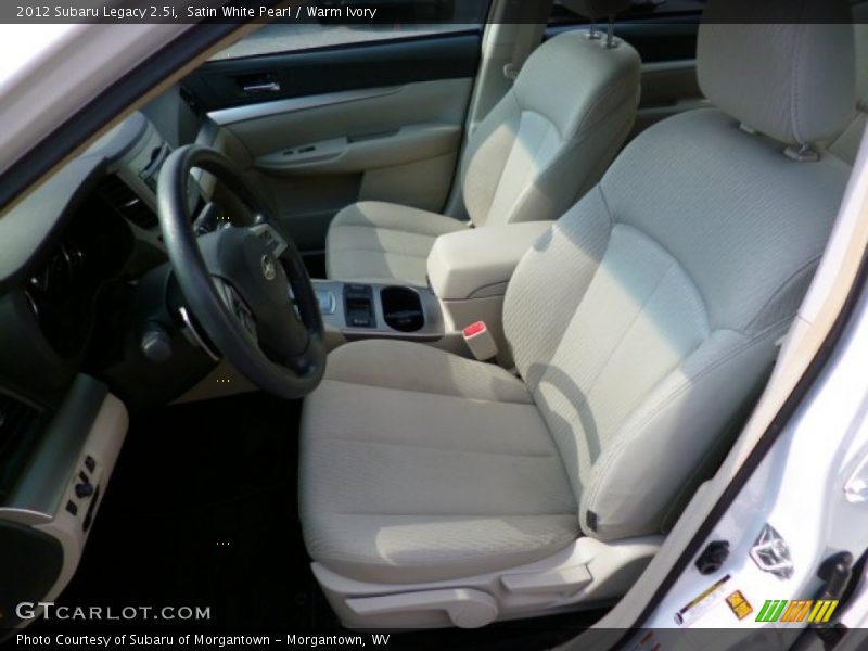 Satin White Pearl / Warm Ivory 2012 Subaru Legacy 2.5i