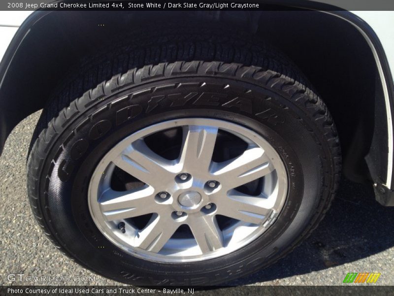 Stone White / Dark Slate Gray/Light Graystone 2008 Jeep Grand Cherokee Limited 4x4