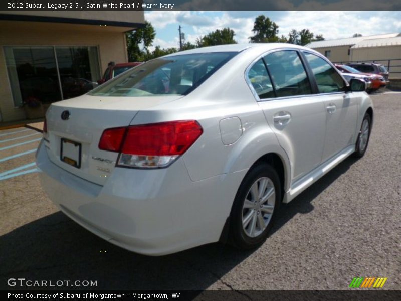 Satin White Pearl / Warm Ivory 2012 Subaru Legacy 2.5i