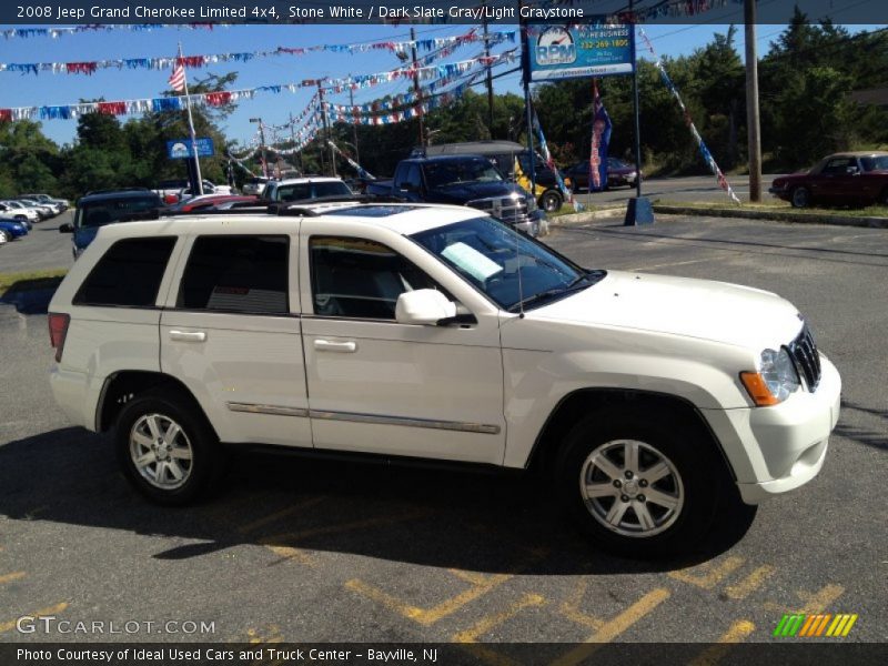 Stone White / Dark Slate Gray/Light Graystone 2008 Jeep Grand Cherokee Limited 4x4