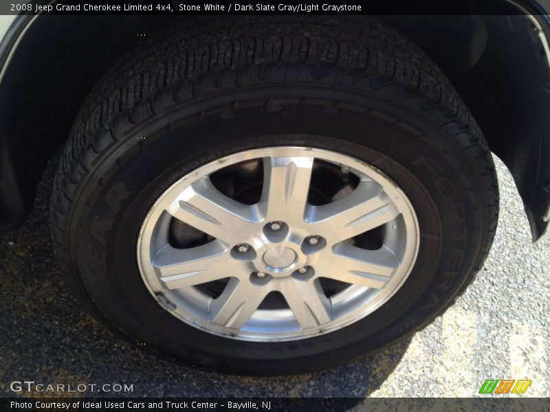 Stone White / Dark Slate Gray/Light Graystone 2008 Jeep Grand Cherokee Limited 4x4
