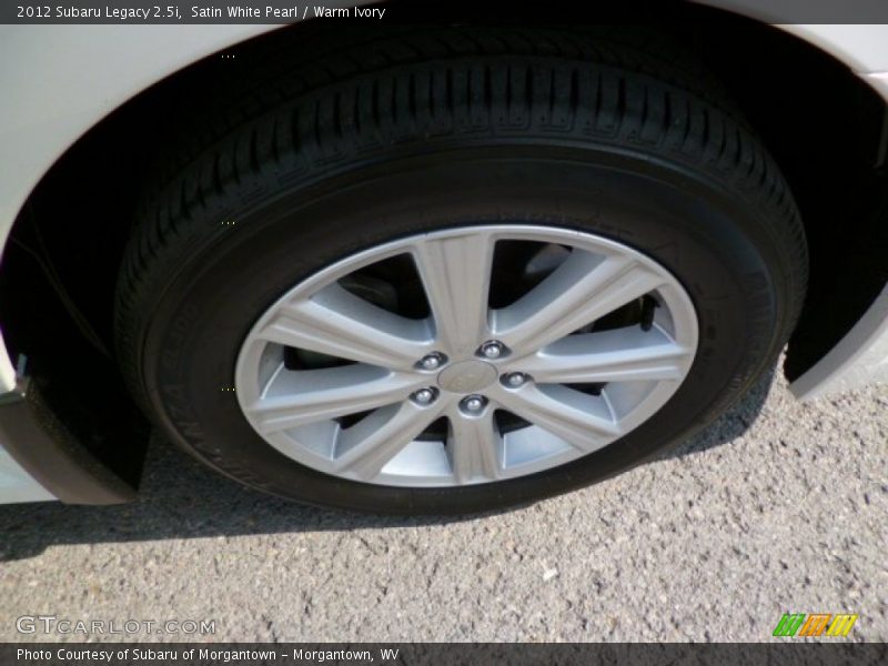 Satin White Pearl / Warm Ivory 2012 Subaru Legacy 2.5i