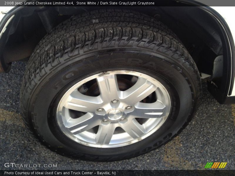Stone White / Dark Slate Gray/Light Graystone 2008 Jeep Grand Cherokee Limited 4x4
