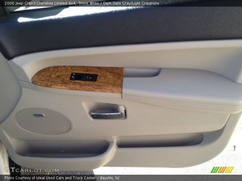 Stone White / Dark Slate Gray/Light Graystone 2008 Jeep Grand Cherokee Limited 4x4