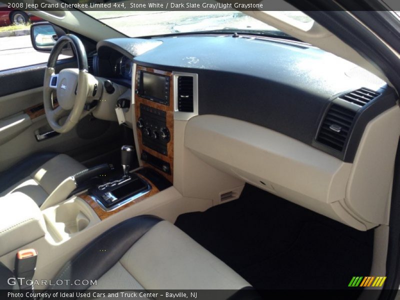 Stone White / Dark Slate Gray/Light Graystone 2008 Jeep Grand Cherokee Limited 4x4