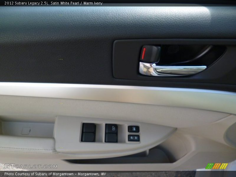 Satin White Pearl / Warm Ivory 2012 Subaru Legacy 2.5i