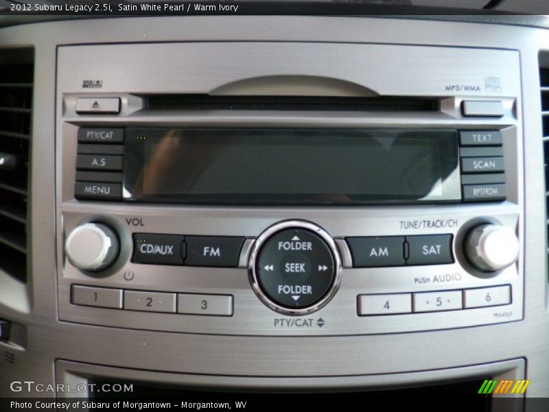Satin White Pearl / Warm Ivory 2012 Subaru Legacy 2.5i