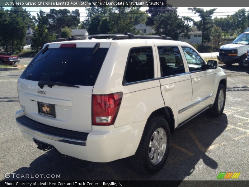 Stone White / Dark Slate Gray/Light Graystone 2008 Jeep Grand Cherokee Limited 4x4