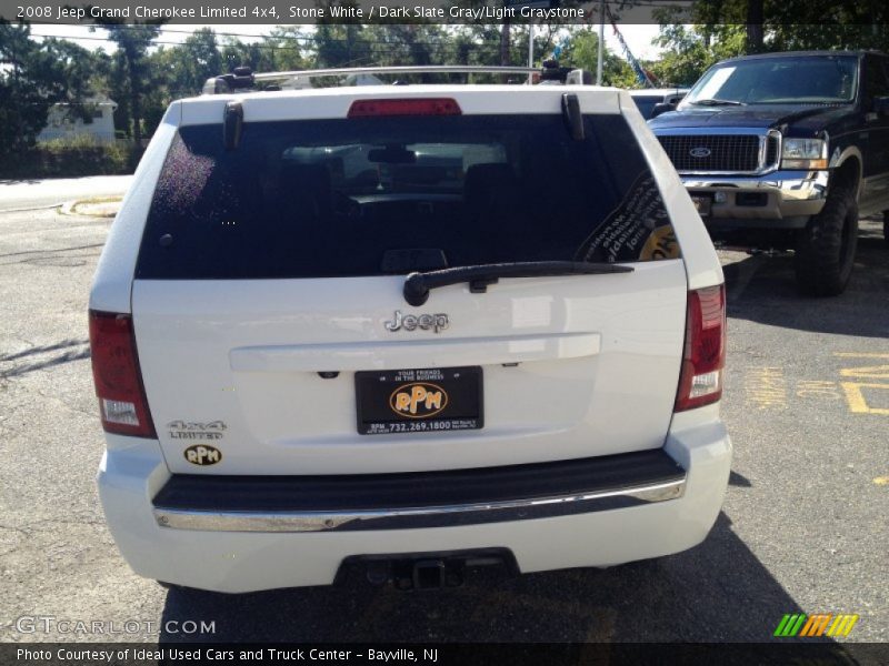 Stone White / Dark Slate Gray/Light Graystone 2008 Jeep Grand Cherokee Limited 4x4