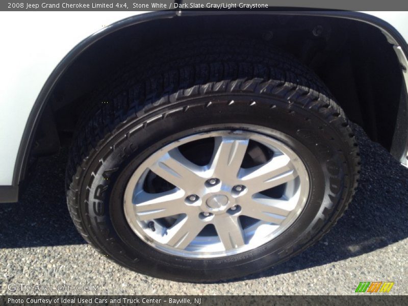 Stone White / Dark Slate Gray/Light Graystone 2008 Jeep Grand Cherokee Limited 4x4