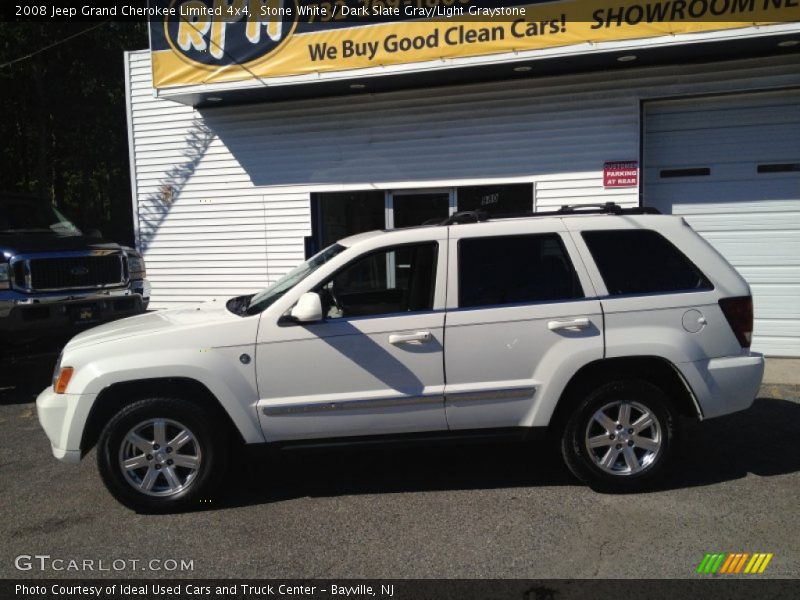 Stone White / Dark Slate Gray/Light Graystone 2008 Jeep Grand Cherokee Limited 4x4