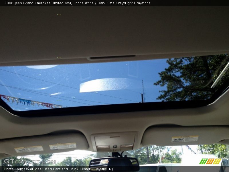 Stone White / Dark Slate Gray/Light Graystone 2008 Jeep Grand Cherokee Limited 4x4