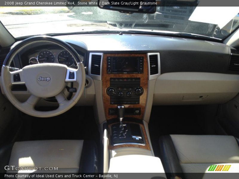 Stone White / Dark Slate Gray/Light Graystone 2008 Jeep Grand Cherokee Limited 4x4