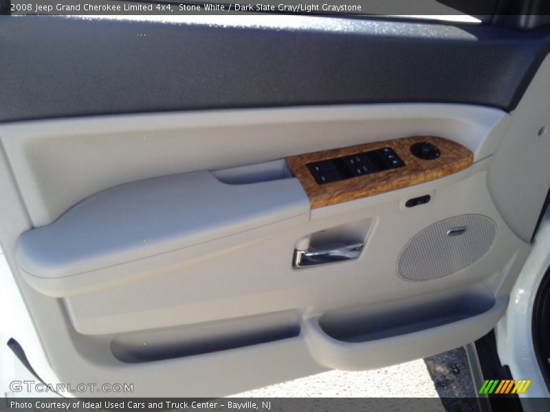 Stone White / Dark Slate Gray/Light Graystone 2008 Jeep Grand Cherokee Limited 4x4