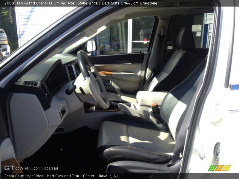 Stone White / Dark Slate Gray/Light Graystone 2008 Jeep Grand Cherokee Limited 4x4