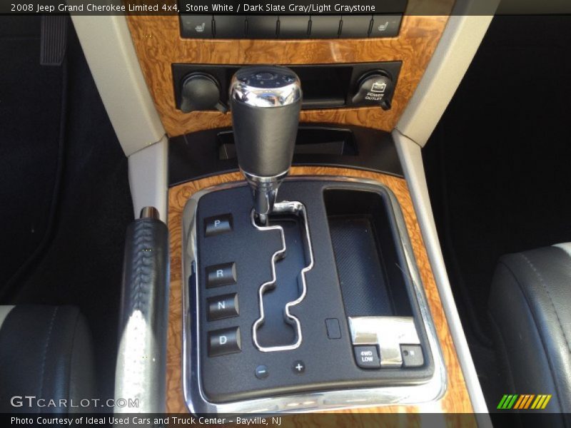 Stone White / Dark Slate Gray/Light Graystone 2008 Jeep Grand Cherokee Limited 4x4