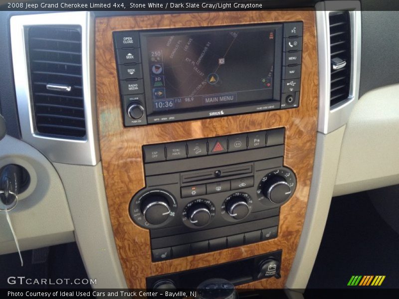 Stone White / Dark Slate Gray/Light Graystone 2008 Jeep Grand Cherokee Limited 4x4