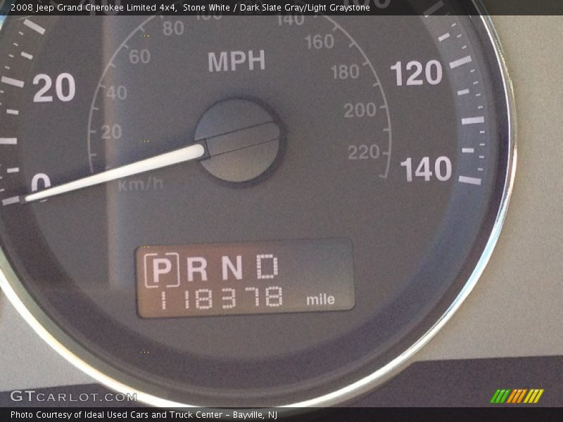 Stone White / Dark Slate Gray/Light Graystone 2008 Jeep Grand Cherokee Limited 4x4