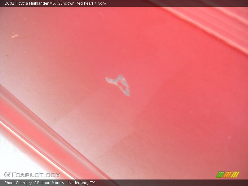 Sundown Red Pearl / Ivory 2002 Toyota Highlander V6