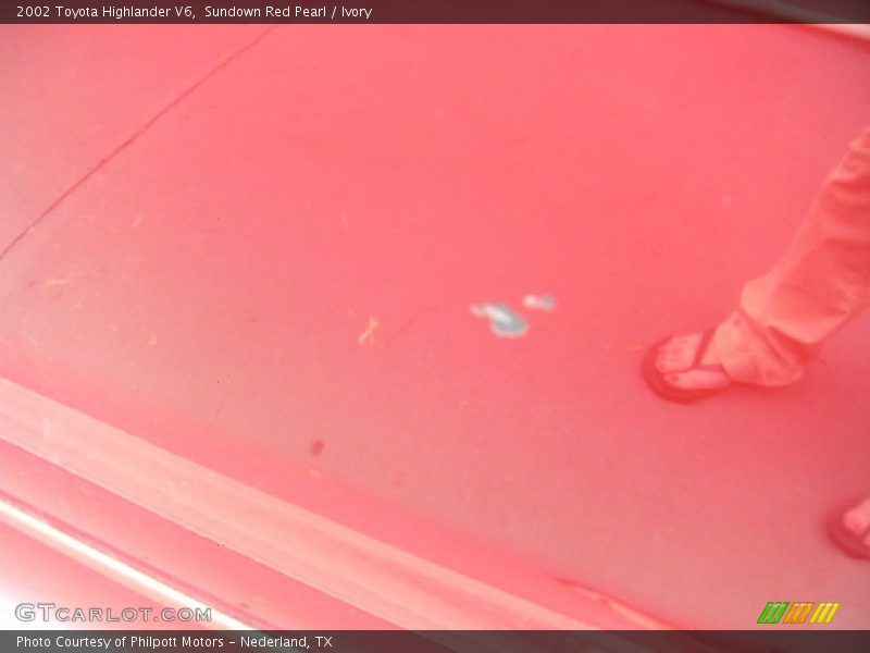 Sundown Red Pearl / Ivory 2002 Toyota Highlander V6