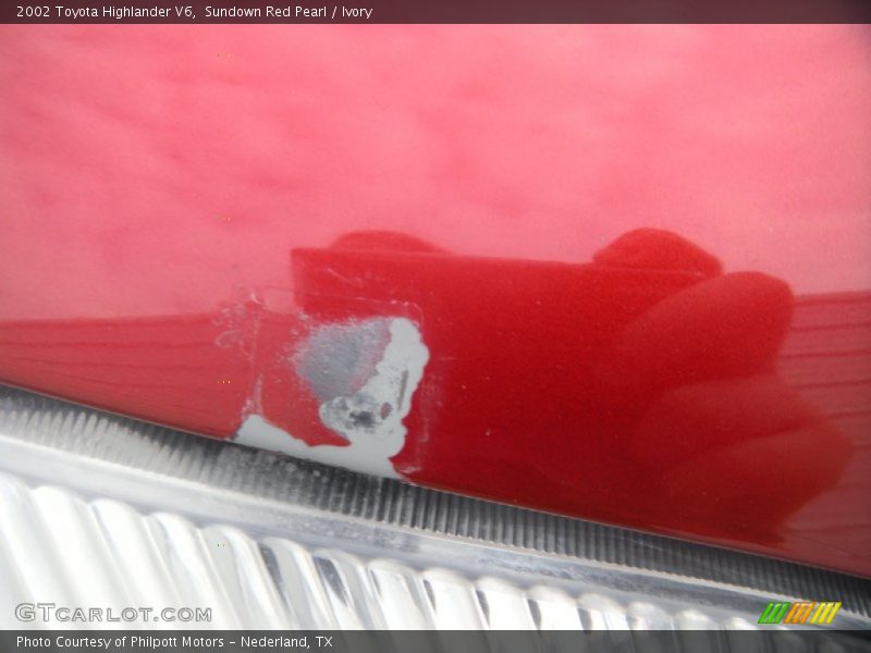 Sundown Red Pearl / Ivory 2002 Toyota Highlander V6