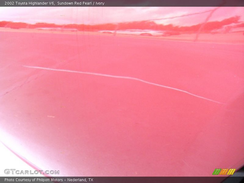 Sundown Red Pearl / Ivory 2002 Toyota Highlander V6