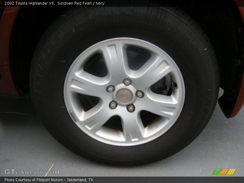 Sundown Red Pearl / Ivory 2002 Toyota Highlander V6