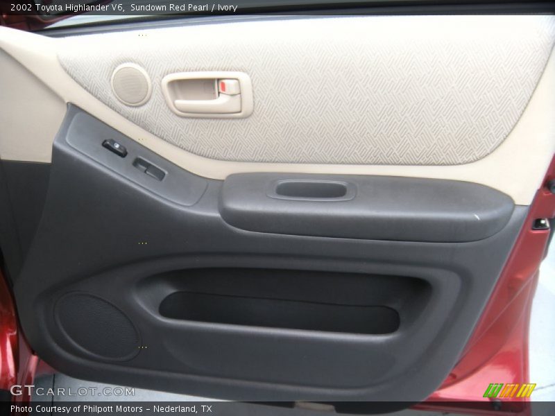 Sundown Red Pearl / Ivory 2002 Toyota Highlander V6