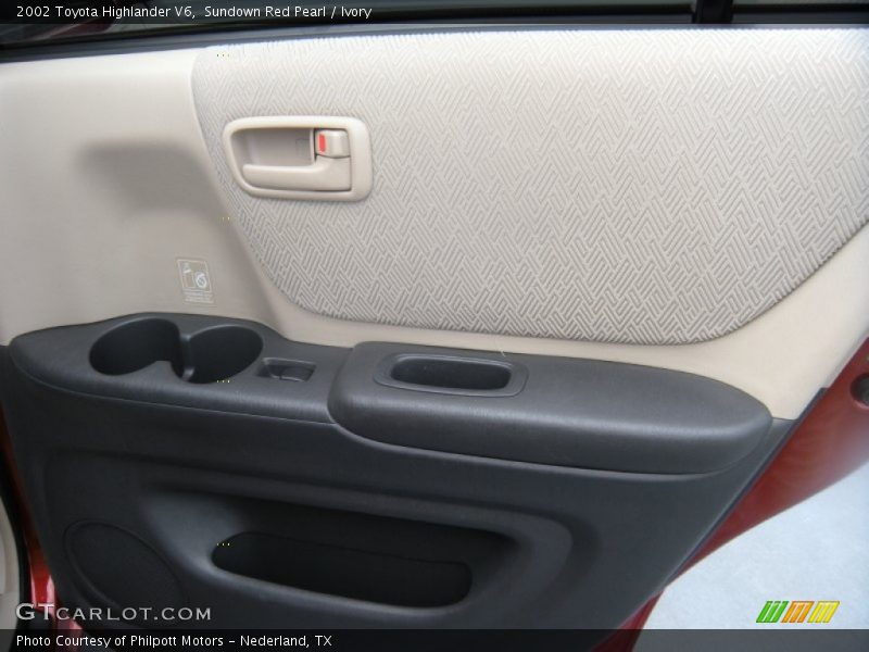 Sundown Red Pearl / Ivory 2002 Toyota Highlander V6