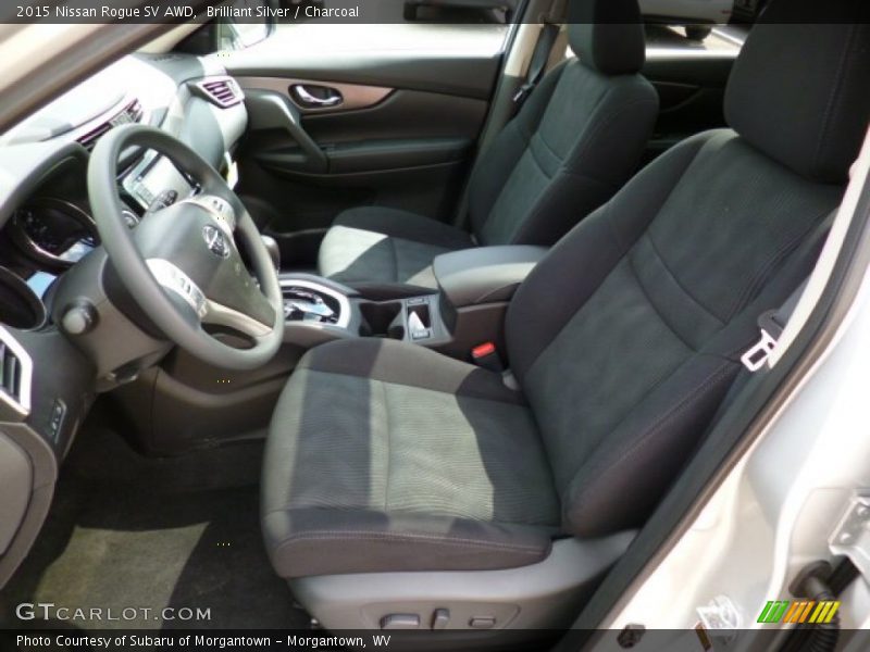 Front Seat of 2015 Rogue SV AWD