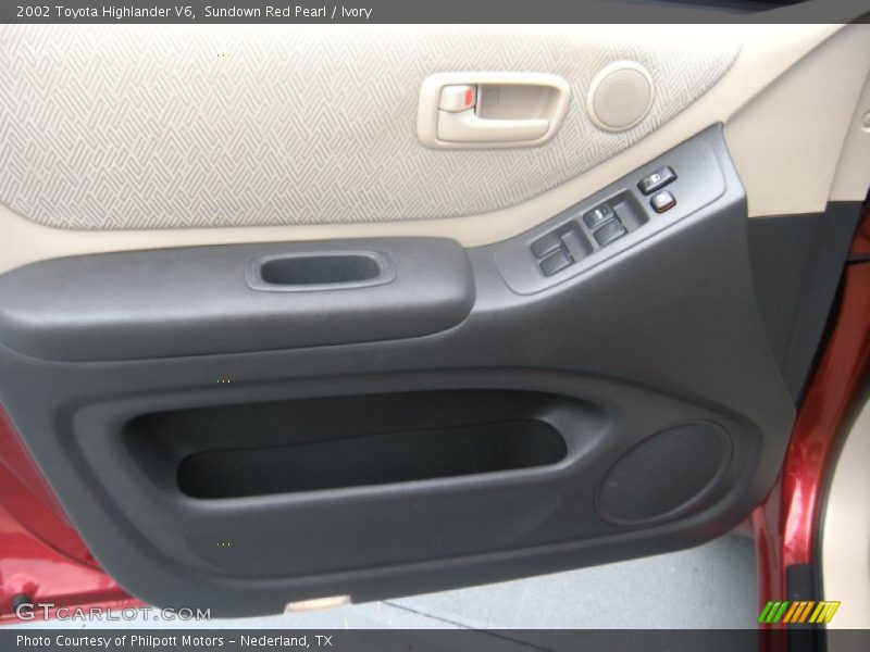 Sundown Red Pearl / Ivory 2002 Toyota Highlander V6