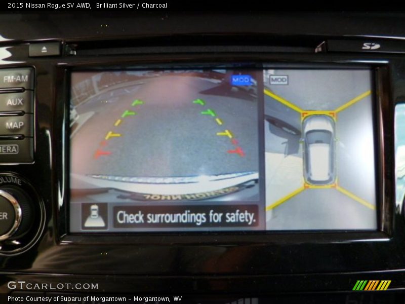 Brilliant Silver / Charcoal 2015 Nissan Rogue SV AWD