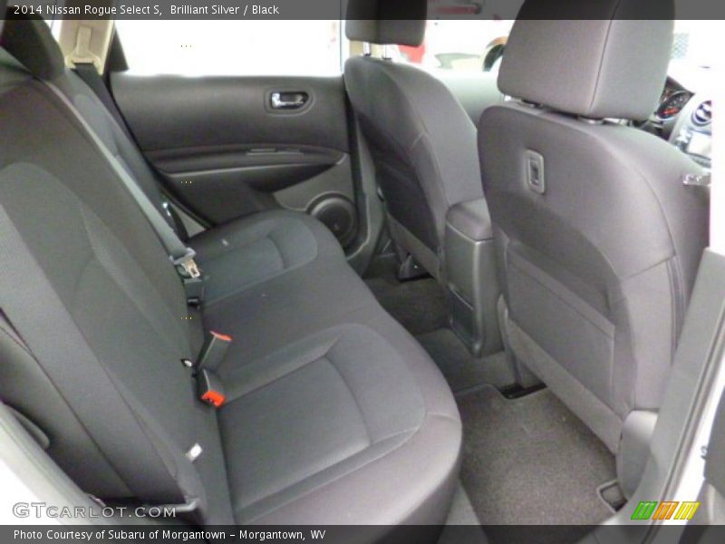 Brilliant Silver / Black 2014 Nissan Rogue Select S